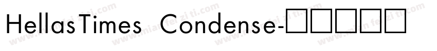 HellasTimes Condense字体转换